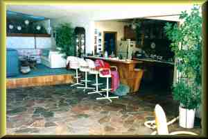 Bar Area with Living Room Area to left.